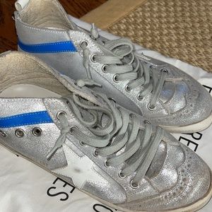 Golden Goose shearling lined mid star